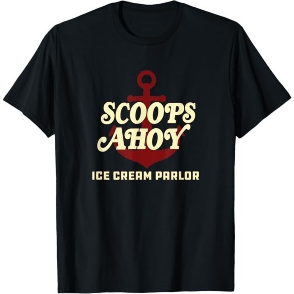 Stranger Things Scoops Ahoy Ice Cream Graphic Unisex T-Shirt